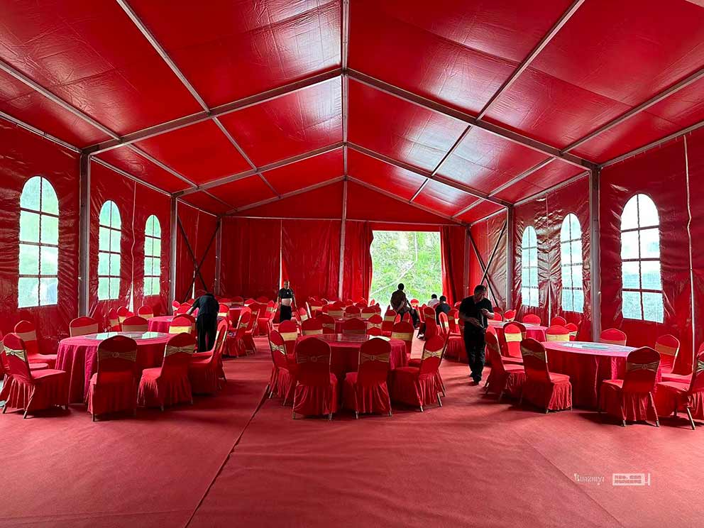 麻城婚禮篷房由焦作篷房租賃布場(chǎng)